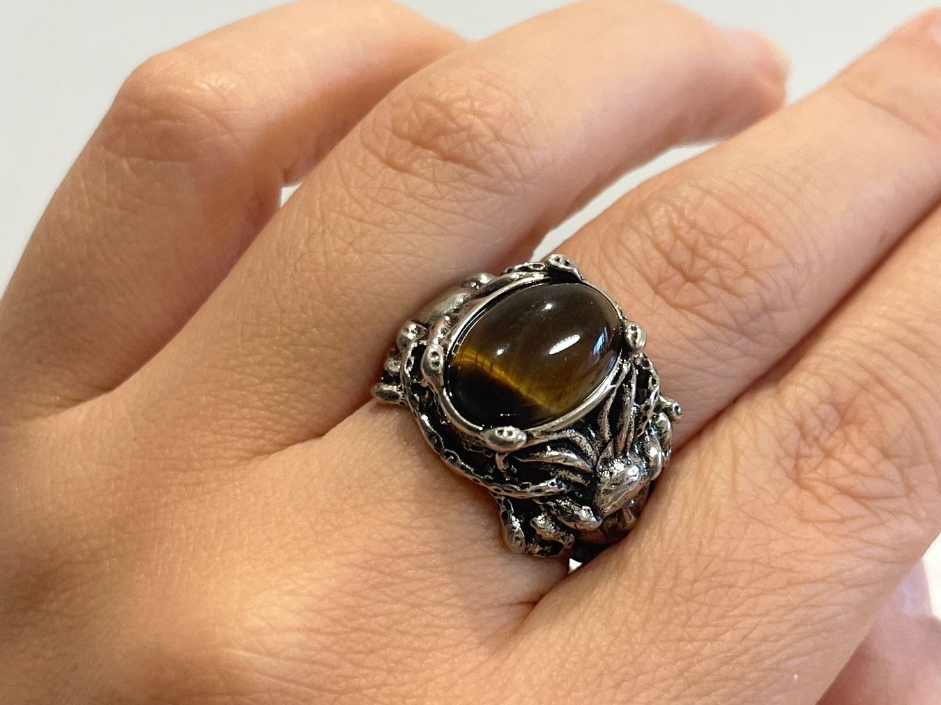 Ringe: Tigerauge-Ring im Vintage-Stil – Neu und originalverpackt aus Schiers von sisikristall 2