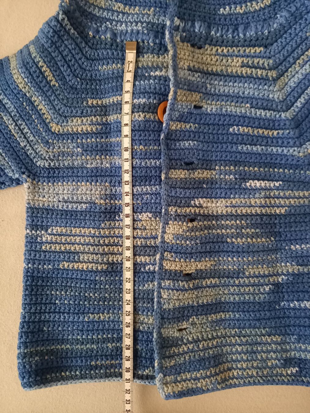 Jacken & Mäntel: blaue Strickjacke Baumwolle ca. Gr. 80 / 12 Mt. – Gebraucht aus Unterengstringen von saraman 2