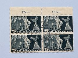 1942, Symbolische Darstellungen, ZNr. 217w, zentrum Stempel