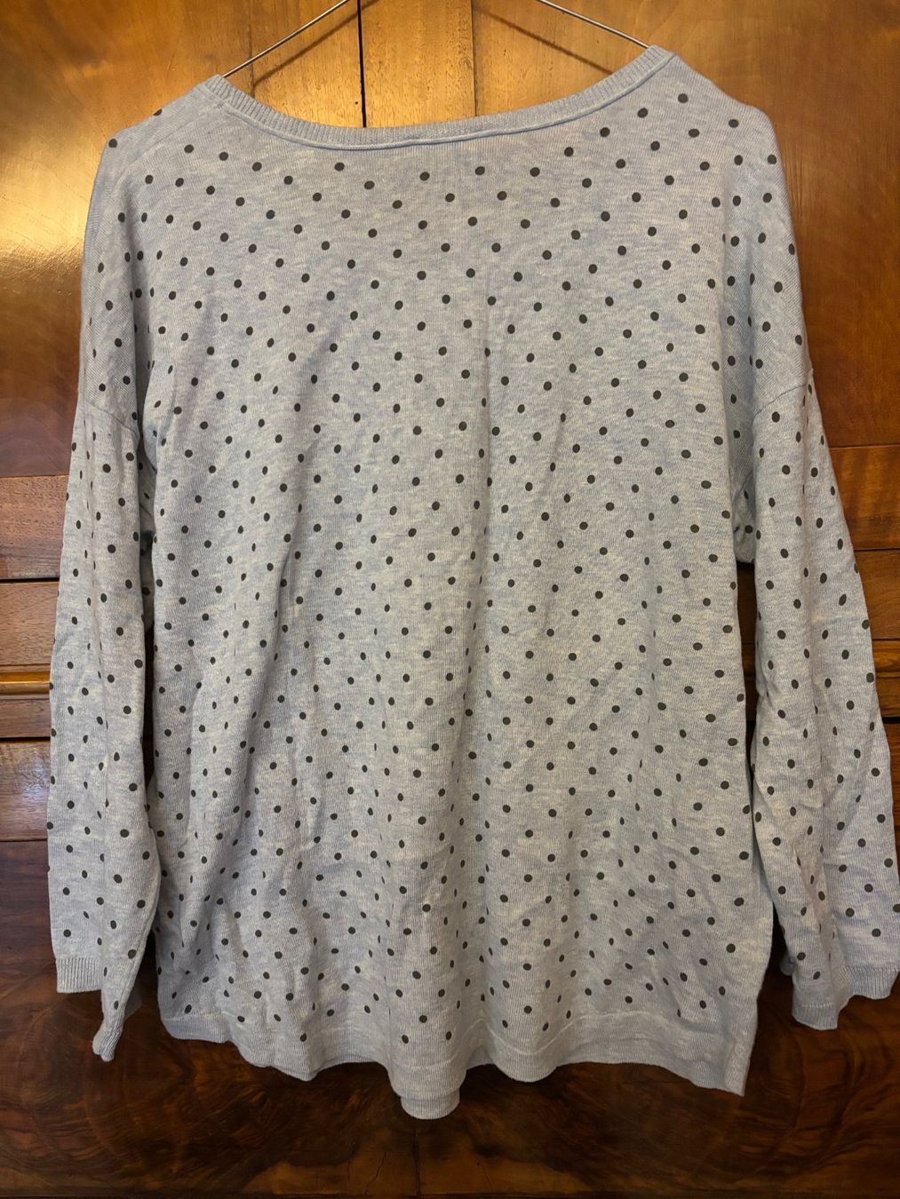 Maison 123 Maglioni & Felpe: Pull en coton bleu clair à pois – Usato da Grand-Lancy venduto da hip_2rbd 1