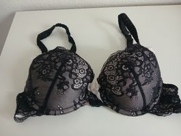 Avant Premiere Bra 75A Black Lace Detail - Elegant!