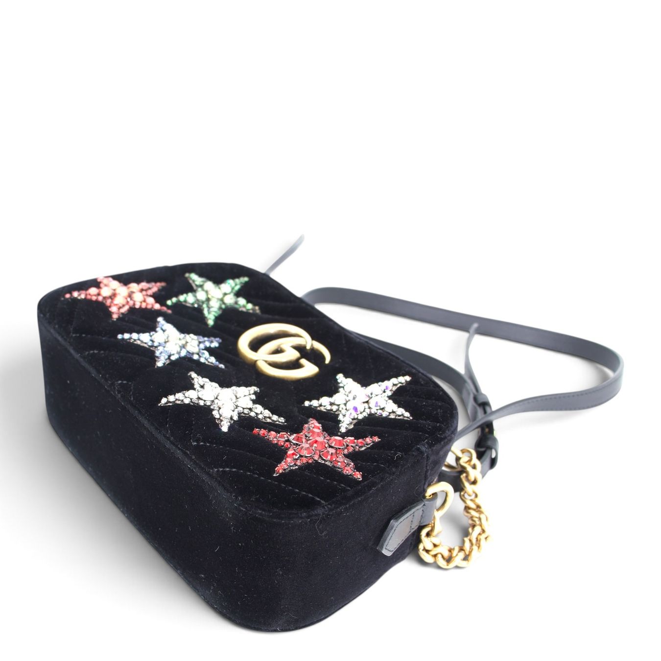 Gucci Taschen für Damen: Gucci Marmont Camera bag Samt m. Sternen – Gebraucht aus Binningen von Designerlabels 7