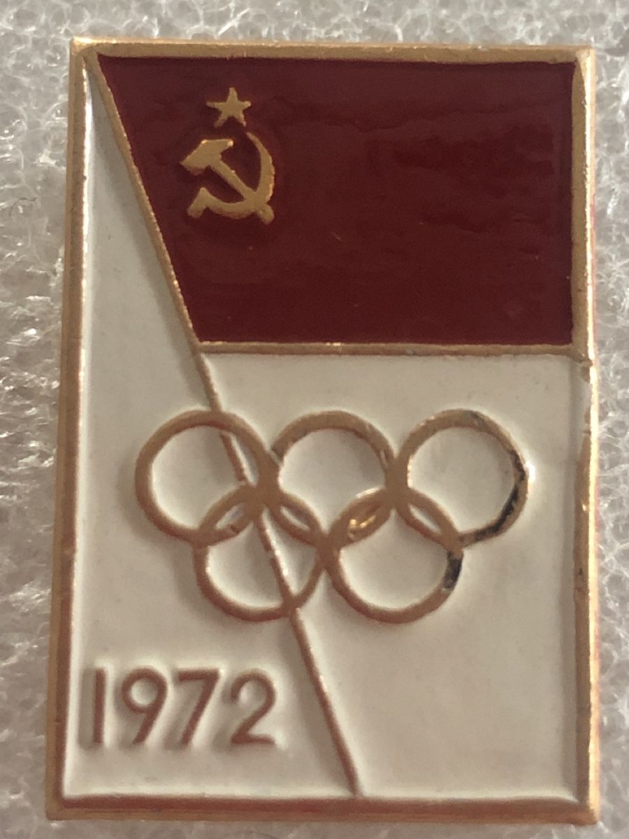 Spille & Fermagli: Vintage Soviet Pin Olympics Games 1972 Munich – Usato da Osogna venduto da goodthingme 1
