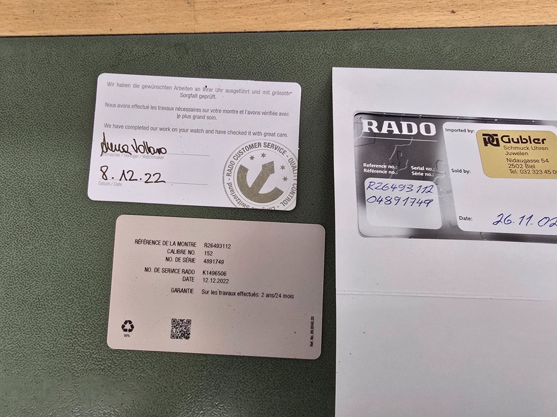 Rado Orologi: Montre Rado Quartz/ Céramique Titane – Usato da Tramelan venduto da Nirdan 6