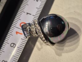 Anhänger mit Zirkonia Süsswasserperle Schmuck