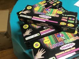 30 set de loom band ( 21600 elastic)
