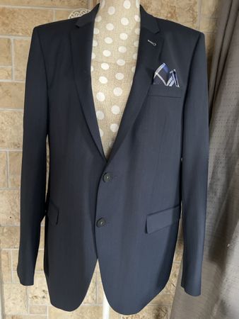 Exklusiver BENVENUTO Herren Sakko Gr. 52 Navy *neu*