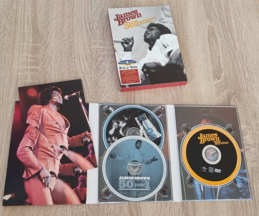 James Brown 50th Anniversary Collection Dvd Cd Set Kaufen Auf Ricardo 