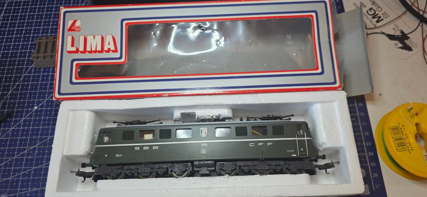 Lima Modellini di ferrovie: Lima Ae6/6 11424 HO/DC Analog – Usato da Hochfelden venduto da Danizh0
