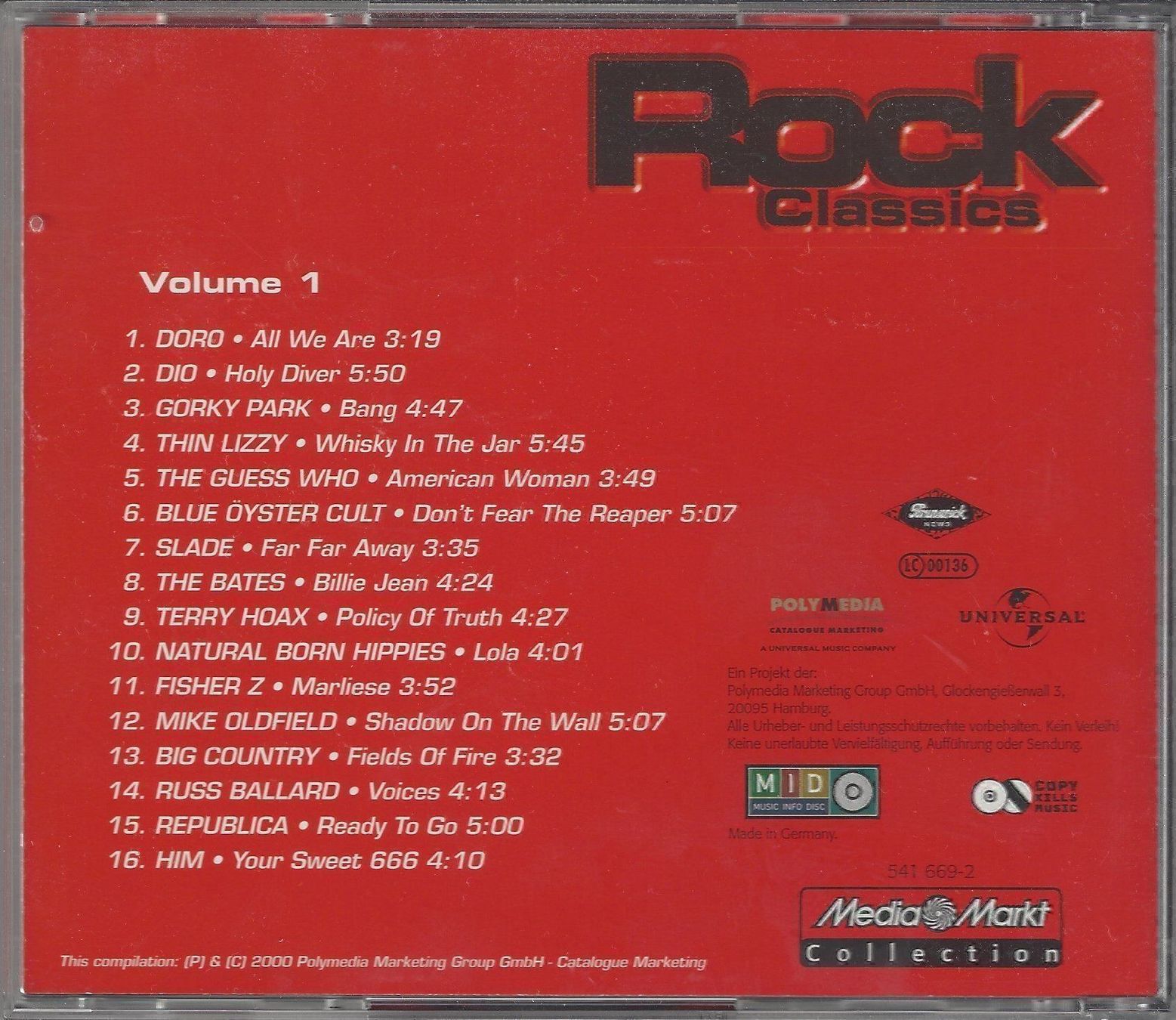 CDs: 3 CD: ROCK CLASSICS - Compilation – Gebraucht aus Rotkreuz von groeli69 1