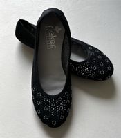 Rieker Ballerina, schwarz, Gr. 40