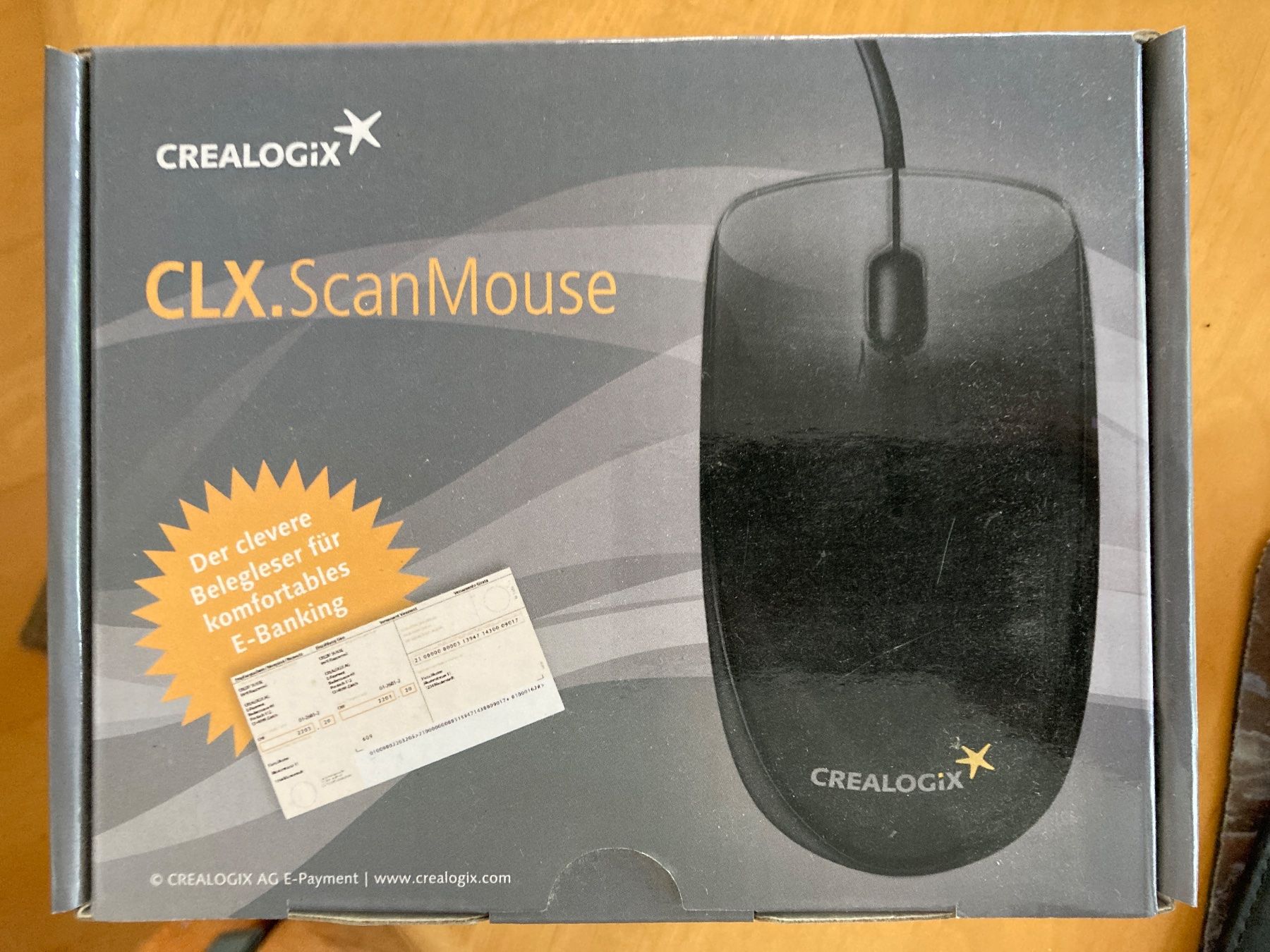 Crealogix Souris: CREALOGIX CLX.ScanMouse Computermaus schwarz – D'occasion à Wettswil par jsei 1