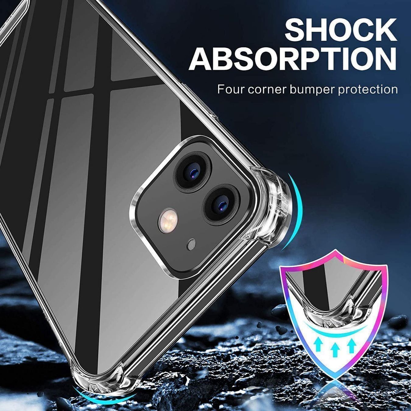 Cover & Protezioni schermo: iPhone 12/12Pro - coque Antichoc transp – Nuovo e nell'imballaggio originale da Morges venduto da DigiAC 2
