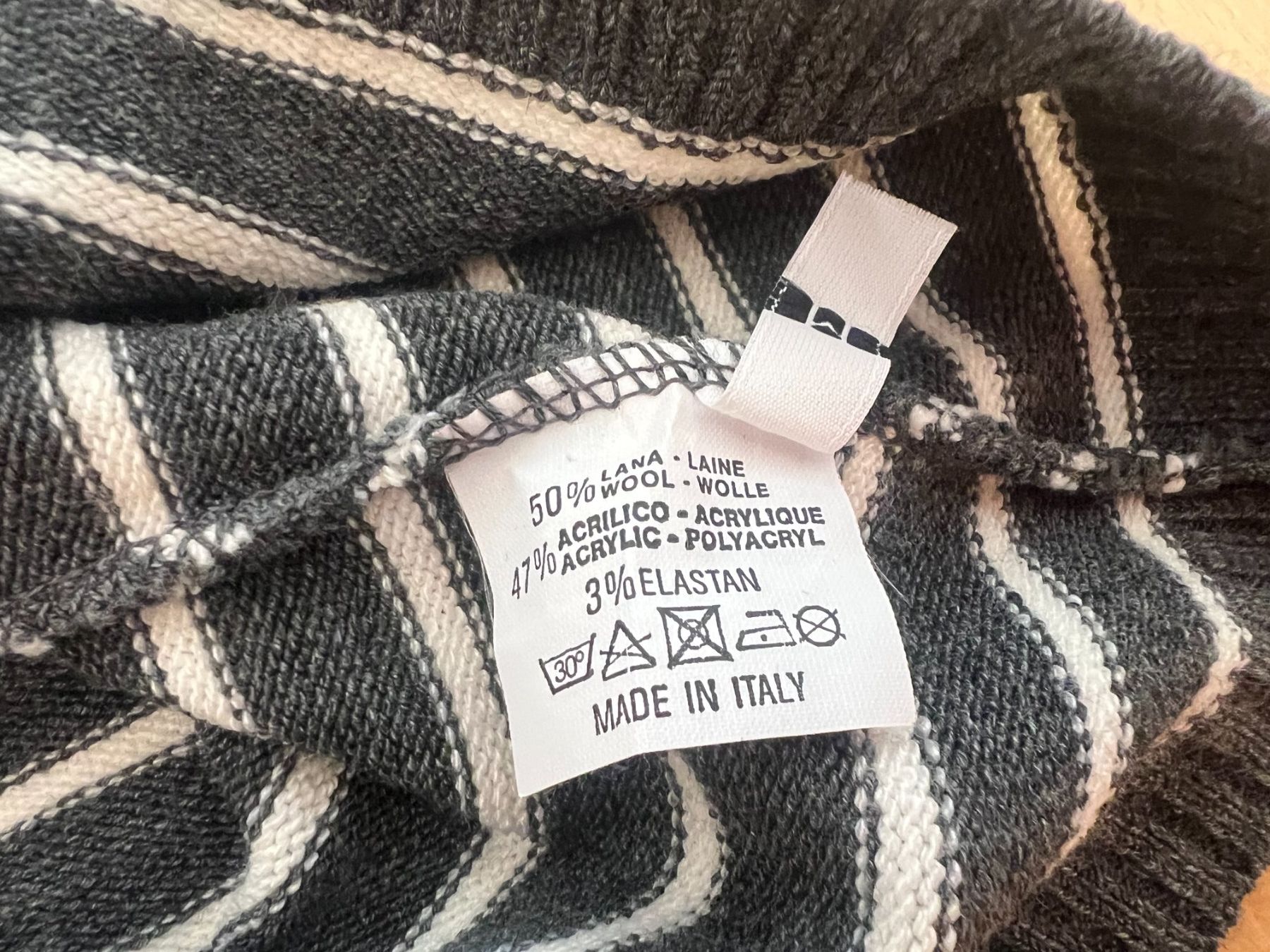 Maglioni & Felpe: NEXOS Strickpullover, 50% Wolle, Gr. M, Grau/Weiss, NEU – Nuovo e nell'imballaggio originale da Worb venduto da farben20zauber 5