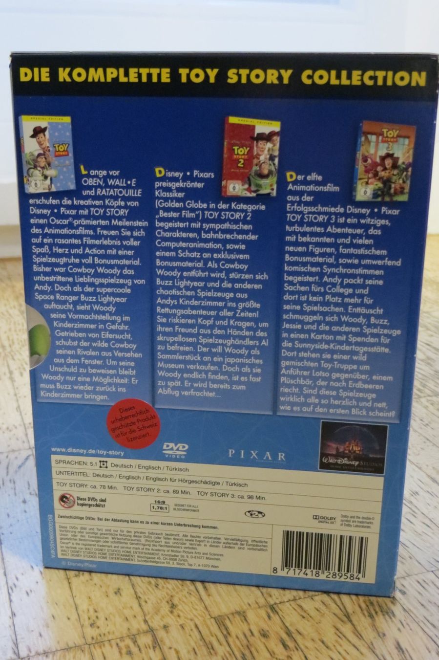 Tutti i DVDs: Toy Story 1-3 DVD – Usato da Brugg AG venduto da Finlandia 1
