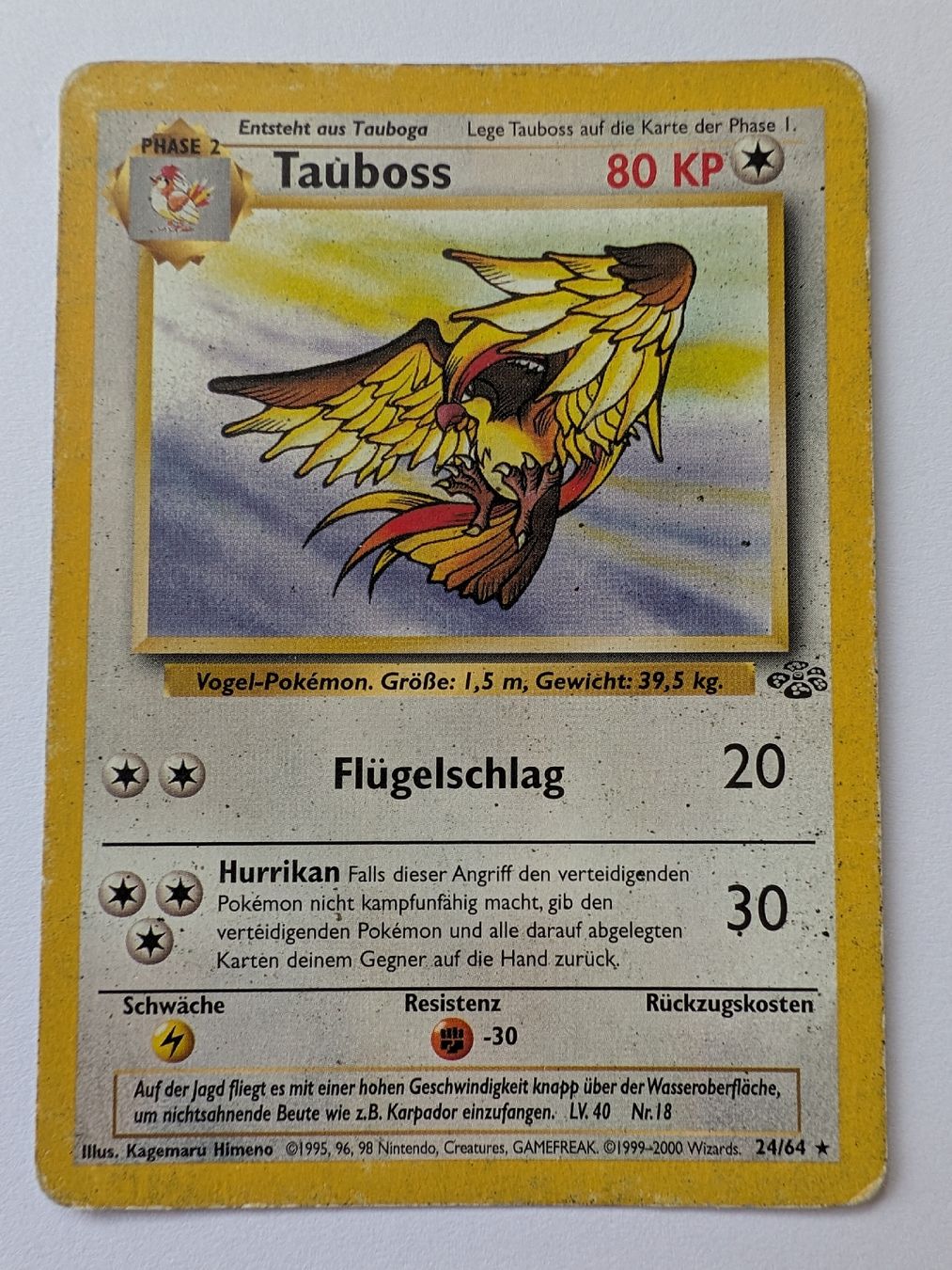 Pokémon Sammelbilder & Trading cards: Tauboss – Gebraucht aus Märstetten von eri_9lt8