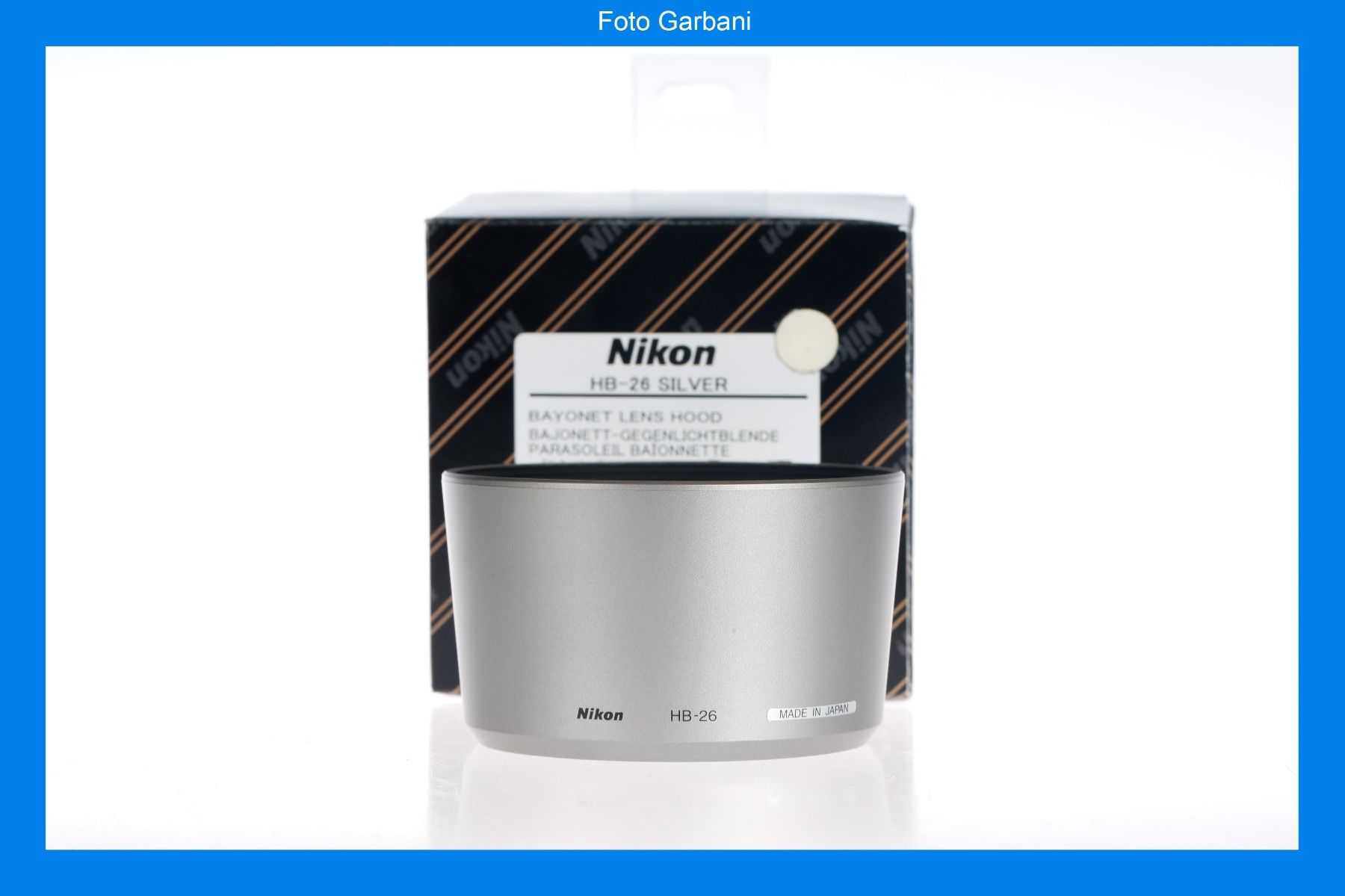 Appareil photo: Nikon paraluce HB-26 silver – D'occasion à Muralto par FotoGarbani