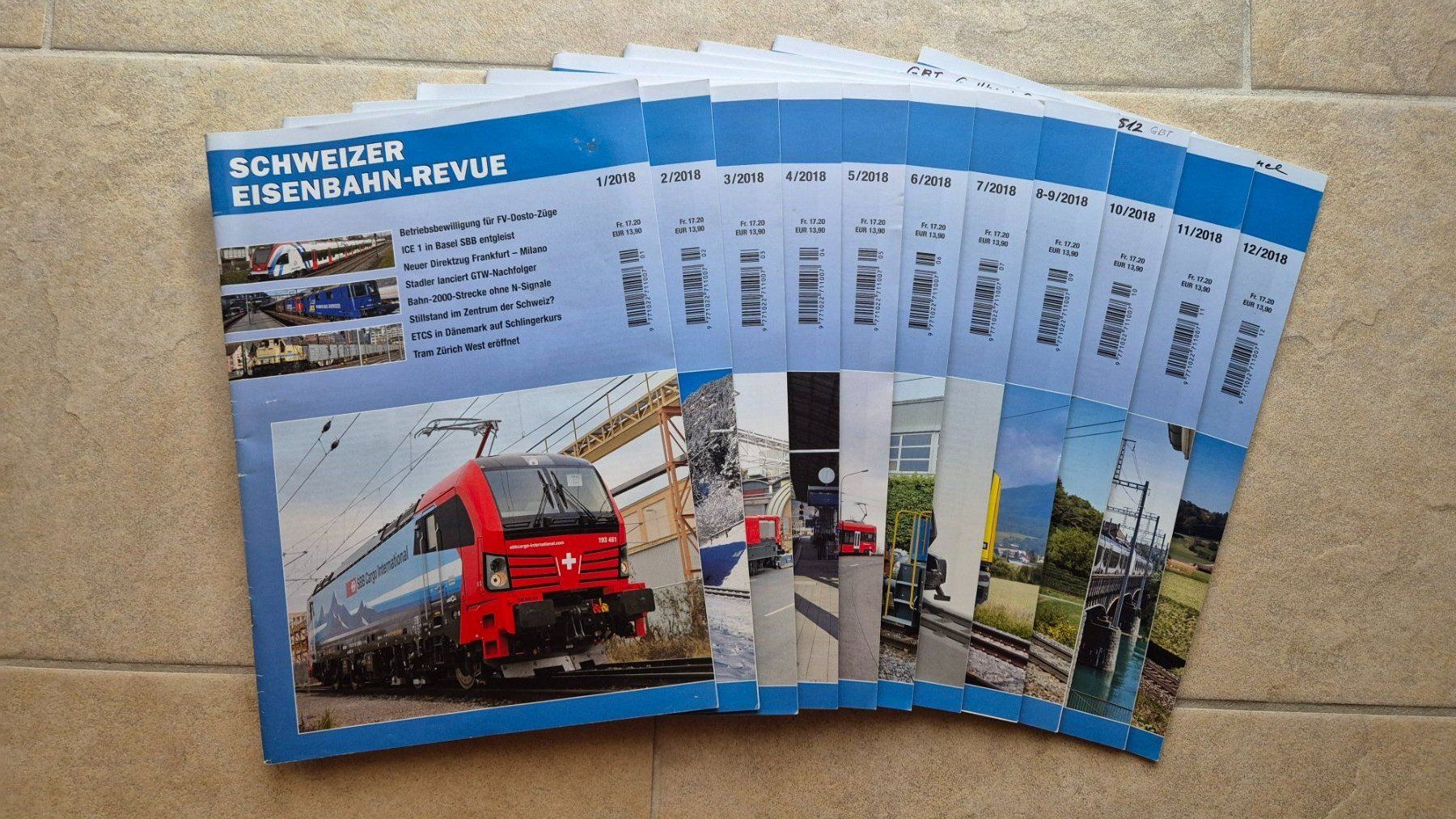Revues & Magazines: Schweizer Eisenbahn-Revue 2018 – D'occasion à Brienz BE par Chutzli02