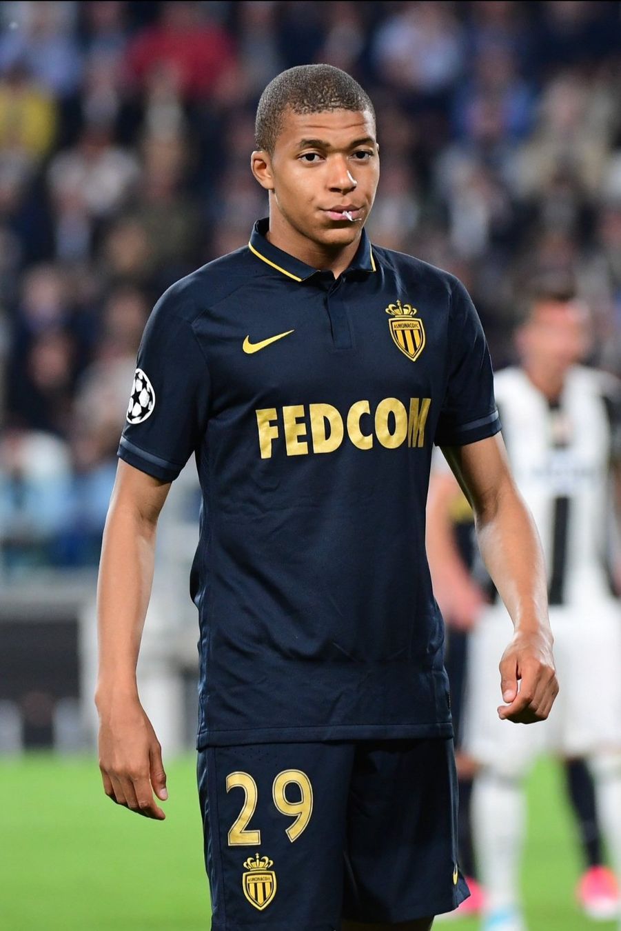 Nike Canottiere & Pantaloni: Kylian Mbappe / AS Monaco 2016-2017 Drittes Trikot – Usato da Suhr venduto da SariLacivert1907 4