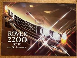 ROVER P6 2200 SC & TC Prospekt Publ. No R1000/10.73 brochure