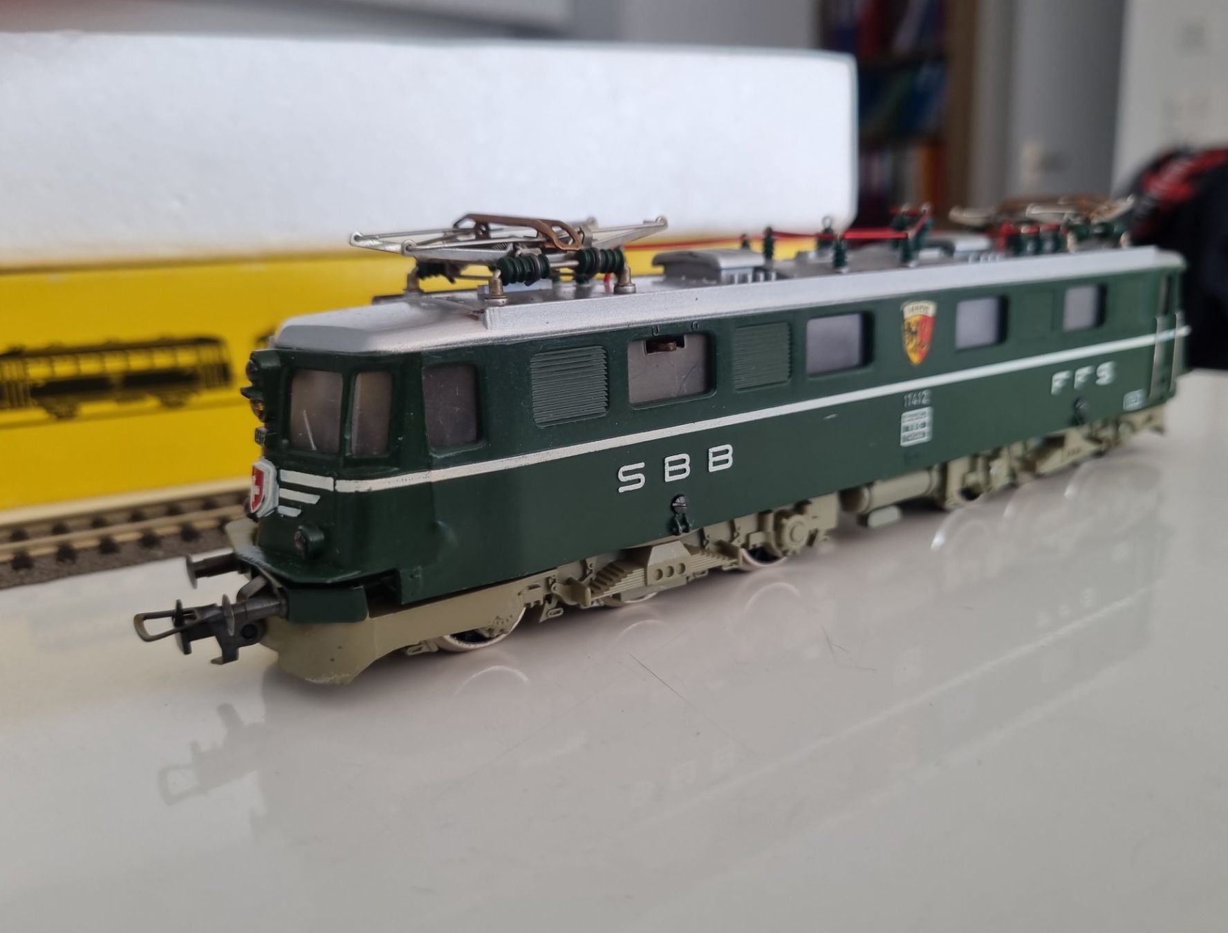 Fleischmann Modellini di ferrovie: Fleischmann SBB Ae 6/6 E-Lok 4370  H0 GS – Usato da Zürich venduto da nibadi 7