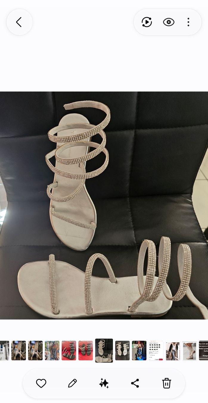 Damenschuhe: Neue Sandalen mit Strass  – Neu (gemäss Beschreibung) aus Cotterd von opu54 1