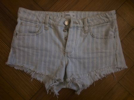 MNG Jeansshorts Damen Gr. 32 gestreift, *super Zustand*