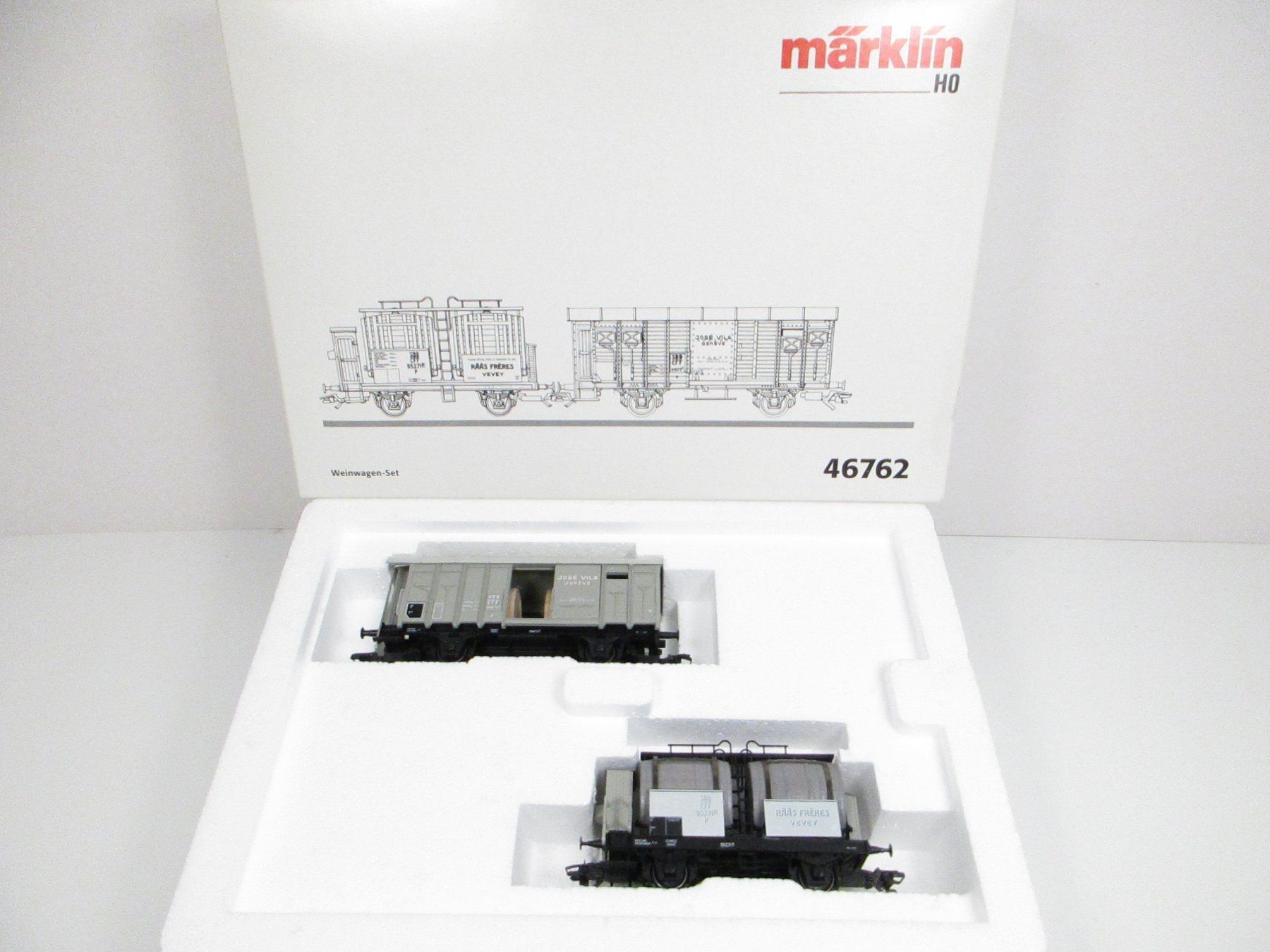 Märklin Modellini di ferrovie: Märklin H0 46762 SBB Weinwagen-Set – Nuovo (secondo la descrizione) da Olten venduto da Heinrich875