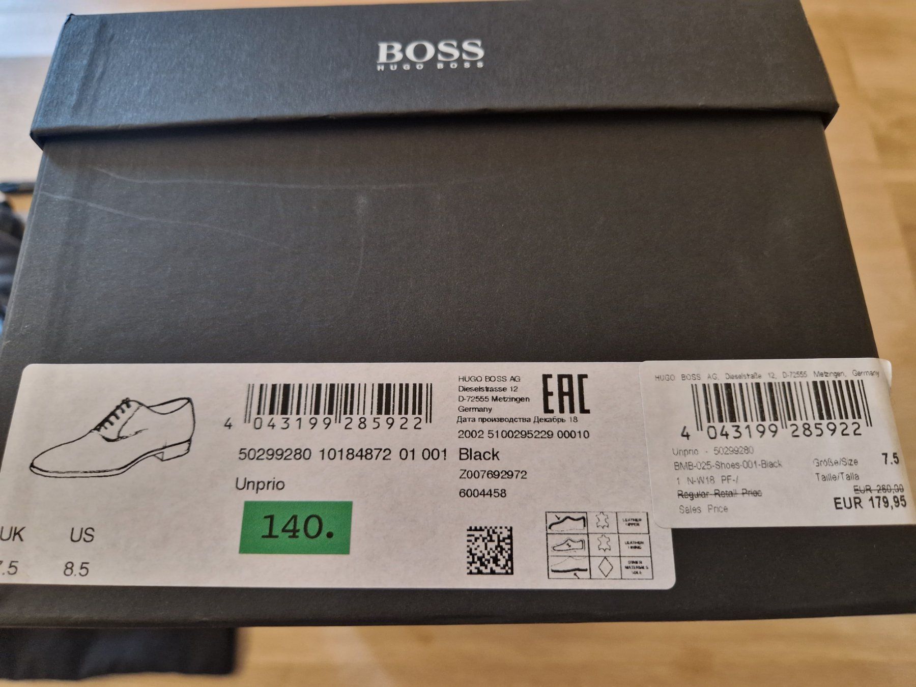 Hugo Boss Scarpe da uomo: Chaussures Hugo Boss – Usato da Barberêche venduto da Carrela 5