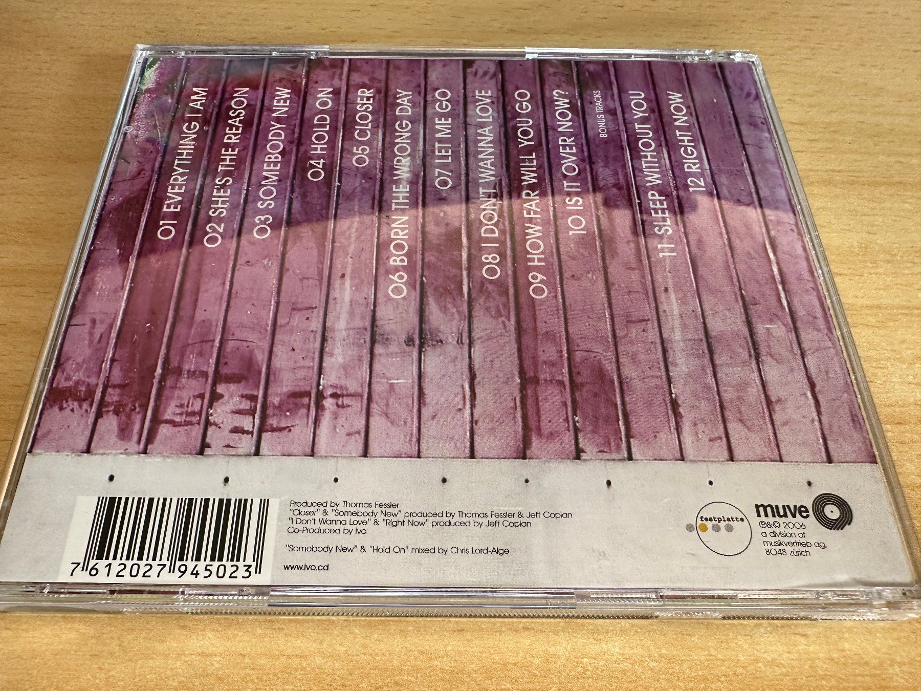 CD: Ivo – Closer – Usato da Rikon im Tösstal venduto da Alpenmutz 1