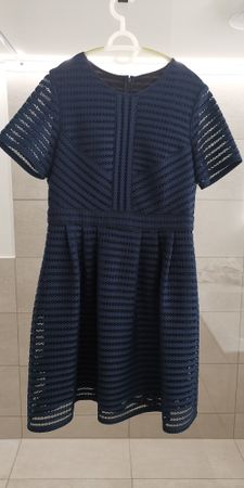 Elegantes Sommerkleid dunkelblau Gr.   42