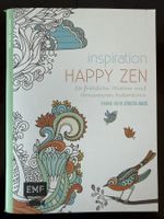 Ausmalbuch "Happy Zen", 50 Motive u. Ornamente