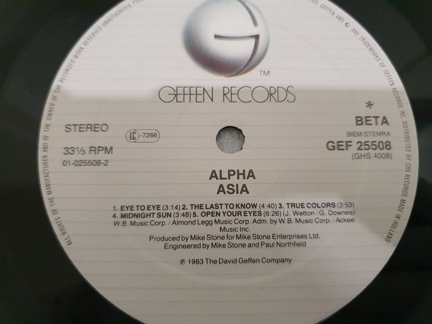 Dischi in vinile: Asia – Alpha – Usato da Uster venduto da Vinyl-Leidenschaft 7