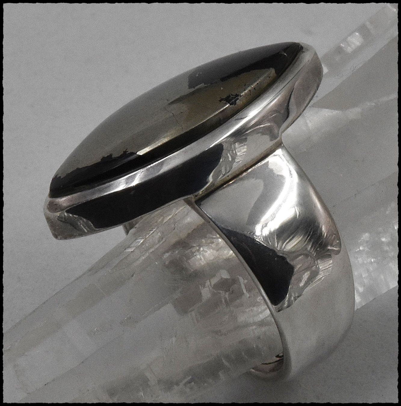 Anelli: Prächtiger Schieferpyrit Ring 925 Silber – Nuovo e nell'imballaggio originale da Oberglatt ZH venduto da Goldfee1 2