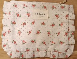 Necessaire Sezane mit Blumenmuster neuwertig