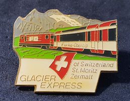 W225 Pin Zug Glacier Express Furka Oberalp Zermatt St.Moritz