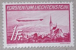 Liechtenstein F14 Zeppelin 1936 *