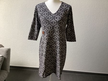 Blutsgeschwister Kleid V-Ausschnitt 3/4 Ärmel Damen Gr.XL