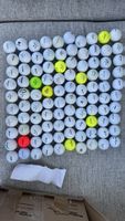 50 gebrauchte Marken-Golfbälle – Titleist, Srixon usw.