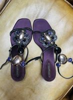 Louis Vuitton Purple Jewel Sandals, Size 40