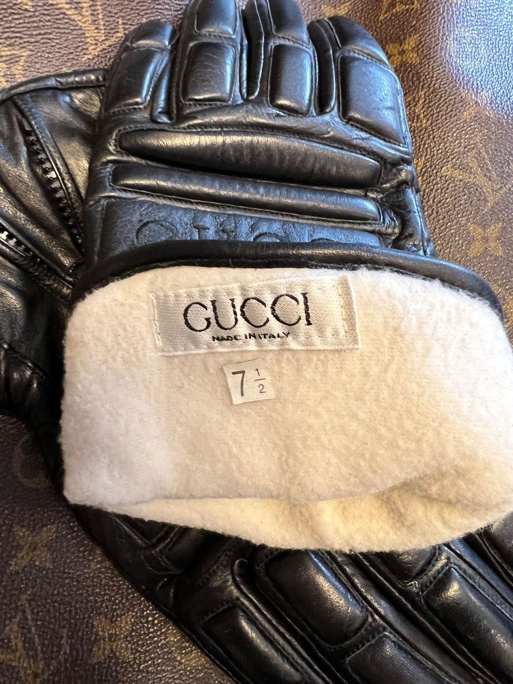 Guanti & manicotti: GUCCIs winterhandschuhe leder schwarz – Nuovo (secondo la descrizione) da Zürich venduto da chair02 3