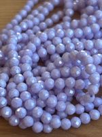 Strang zirkonia facettiert violet opaque 3 mm