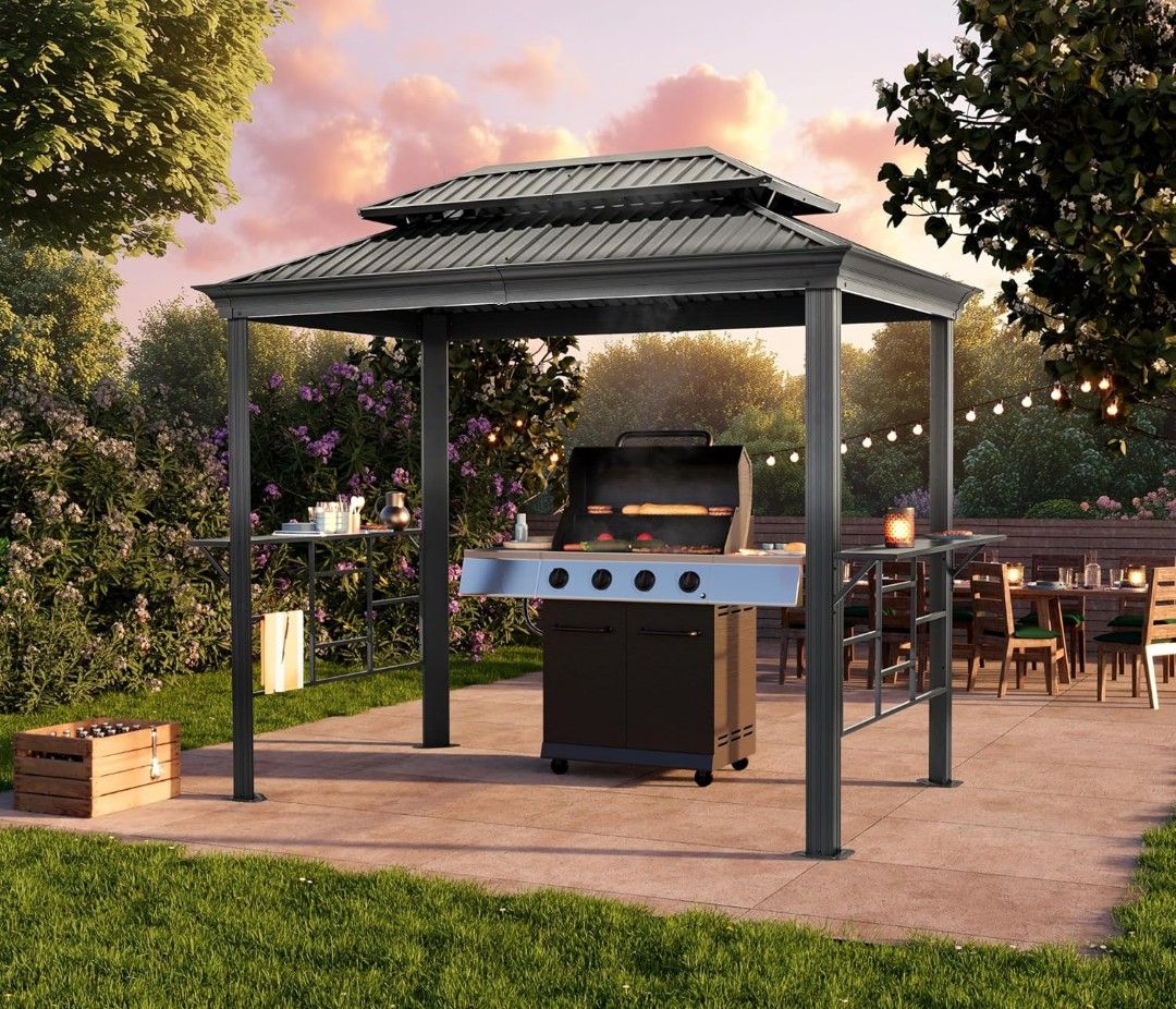 Rifugi: TOOLPORT BBQ Grillpavillon 2,8x1,8 m  – Nuovo e nell'imballaggio originale da Rapperswil /Be venduto da HS-Racing 3
