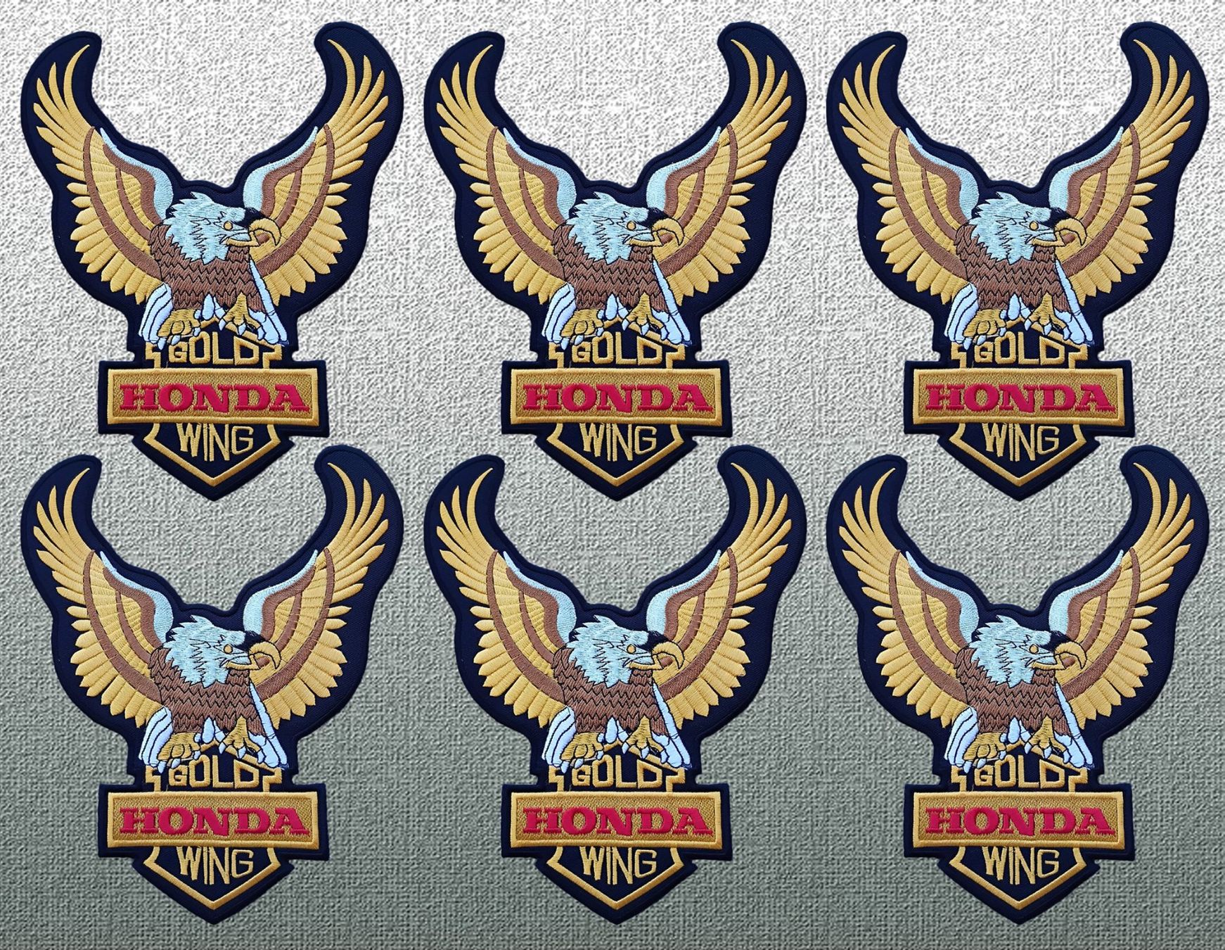 Toppe: HONDA GOLD WING  PATCH 25 X20 cm – Nuovo (secondo la descrizione) da Zürich venduto da noo_6672 1
