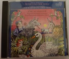 Peter & Der Wolf/Karneval Der Tiere von Jörg Schneider (CDs)