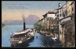 Gandria, Lago di Lugano, Dampfer Italia 