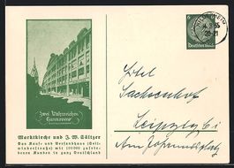 Hannover, Marktkirche und Kaufhaus J. W.