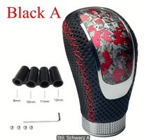 Schaltknauf 5-Gang Racing Carbon Rot Schwarz Neu Zubehör
