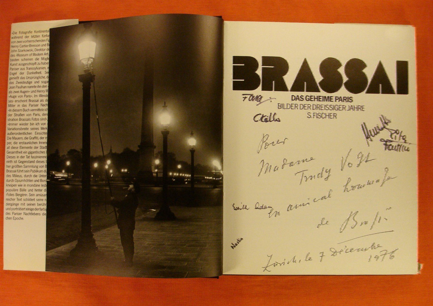 Libri: BRASSAI WIDMUNGSEXEMPLAR, AUTOGRAPH, AUTOGRAMM – Usato da Grüningen venduto da Kartensammler 2