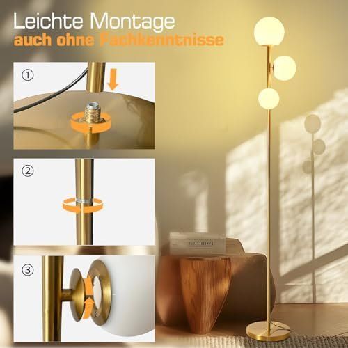 Lampen: Stehlampe dimmbar Wohnzimmer Fernbedienu – Neu und originalverpackt aus Hundwil von Stallone5 6